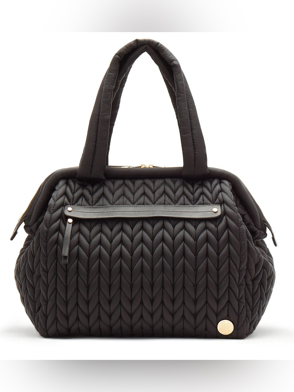 Happ Paige Carryall Black Diaper Bag